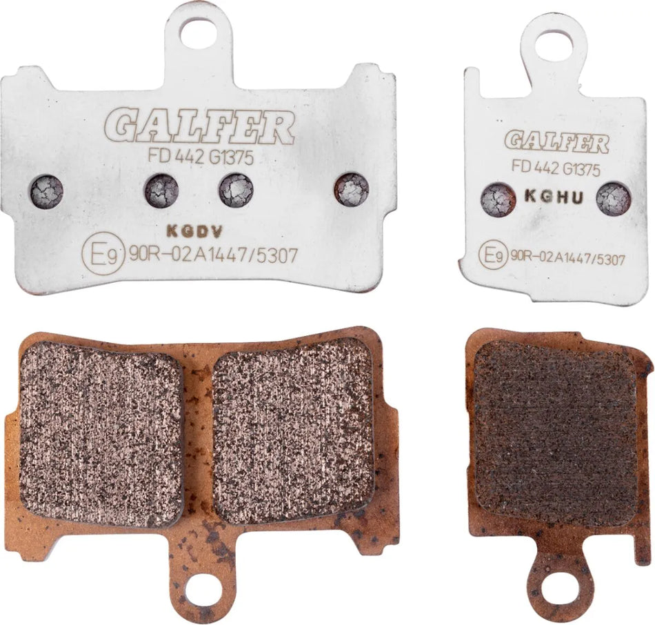 Galfer Sintered Metal Front Brake Pads Honda VFR 1200 F / VFR 1200 FD FD442G1375