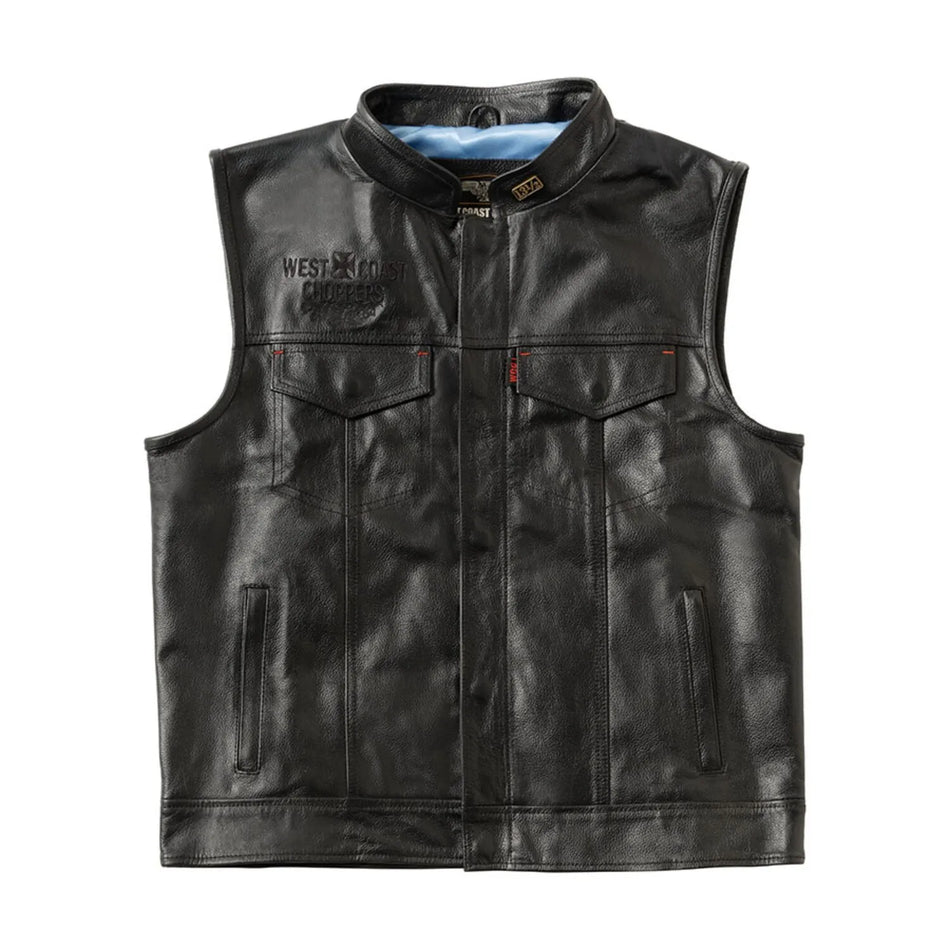 West Coast Choppers x 13 1/2 Dominator Leather Riding Vest