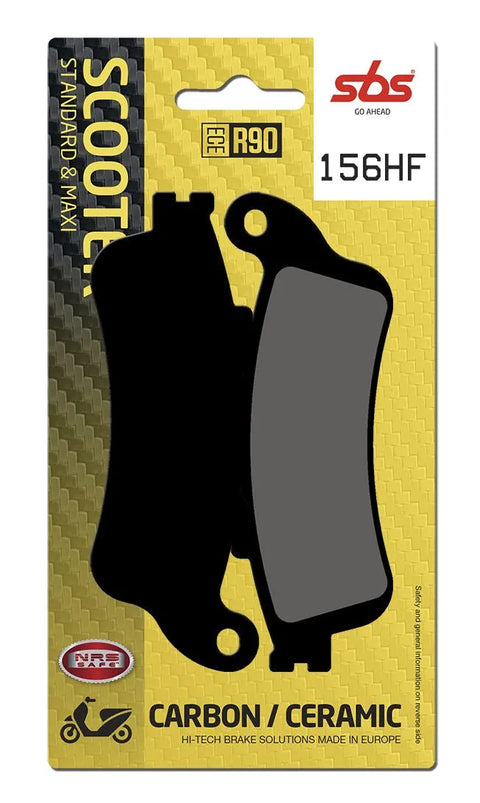 SBS Organic Front Brake Pads 156HF