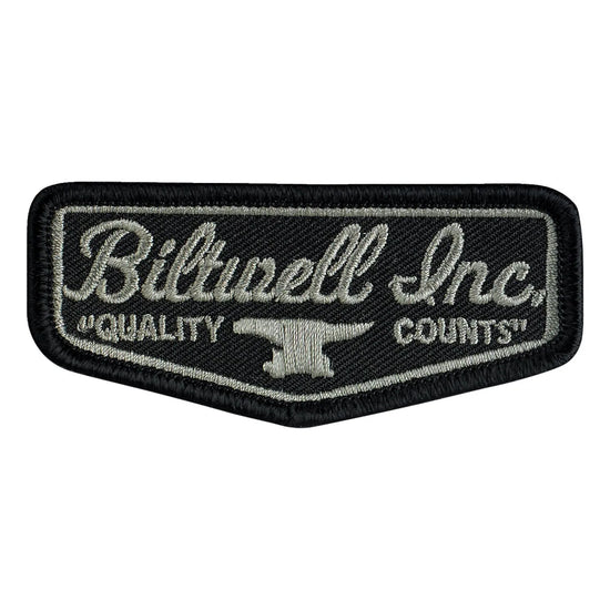 Biltwell Logo Patch 3" Black/Grey