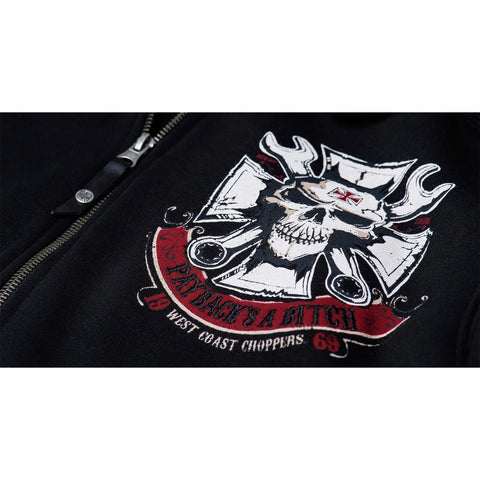 West Coast Choppers Mechanic Zip Hoodie Black