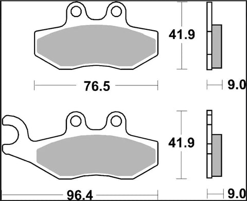 Brembo Sintered Metal Front & Rear Brake Pads 07056XS