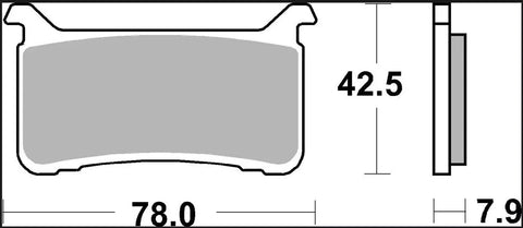 Brembo Ceramic Front & Rear Brake Pads 07HO63RC