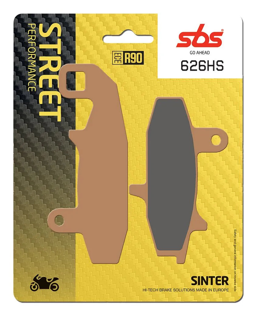 SBS Sintered Metal Front Brake Pads Suzuki DR 750 S / DR 650 R / DR 800 S 626HS