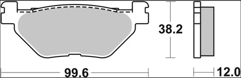 Brembo Sintered Metal Rear Brake Pads 07052XS
