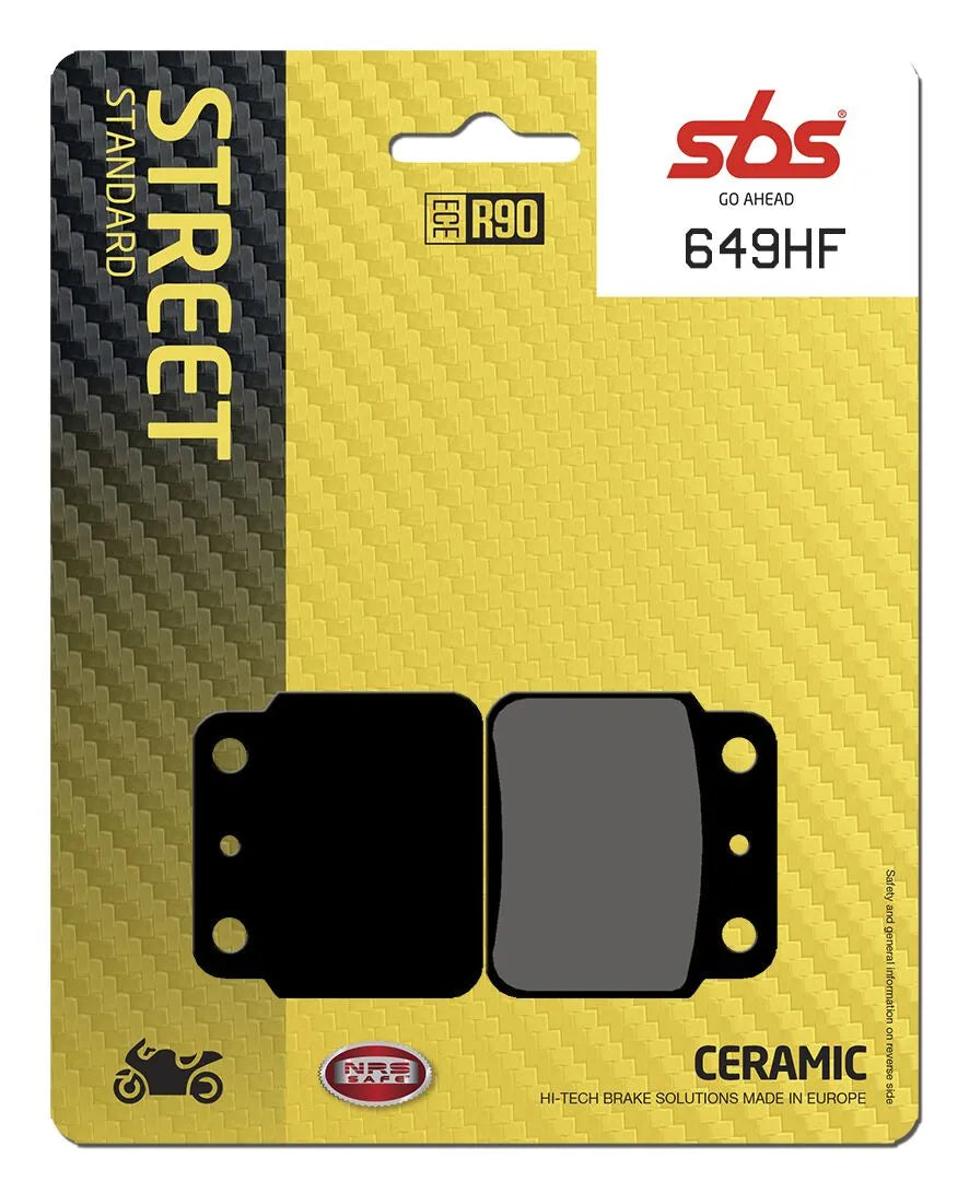 SBS Organic Rear Brake Pads 649HF