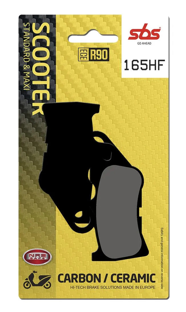 SBS Organic Front Brake Pads Yamaha CV 50 165HF