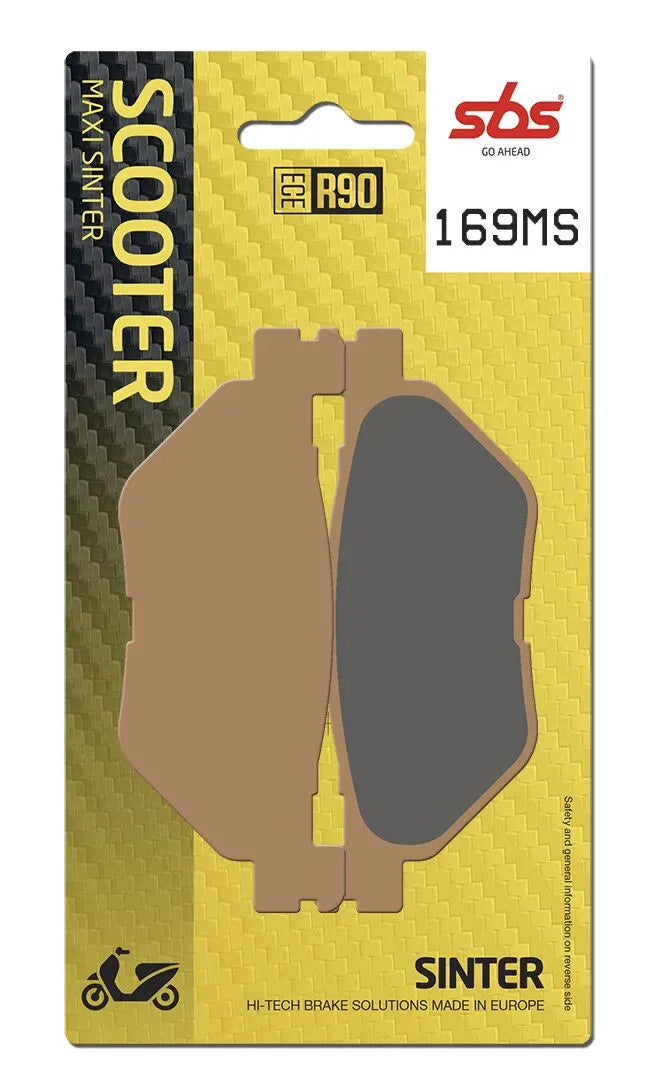 SBS Sintered Metal Rear Brake Pads 169MS