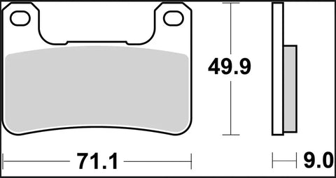 Brembo Ceramic Front Brake Pads 07SU27RC