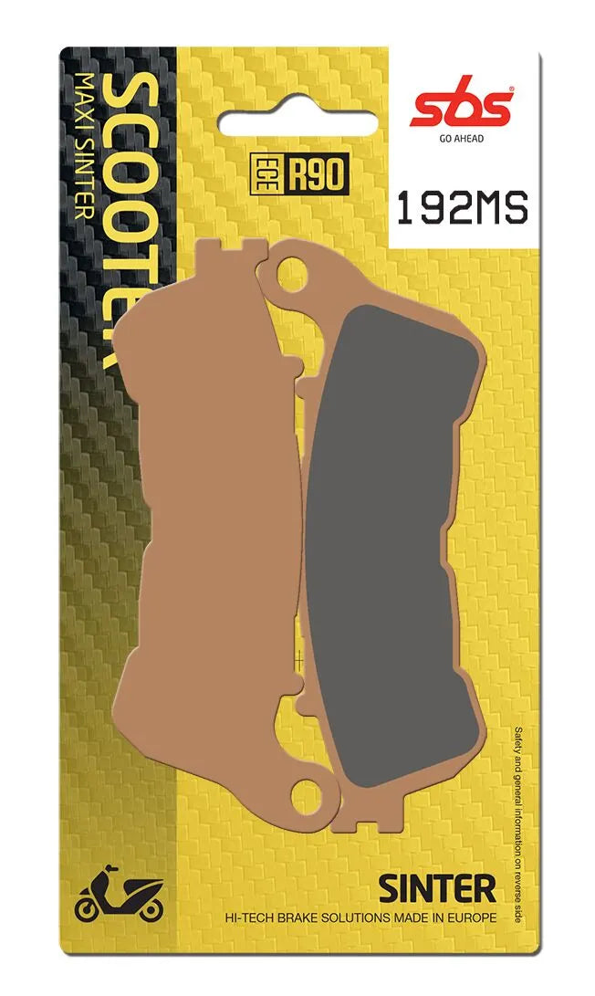 SBS Sintered Metal Front Brake Pads 192MS