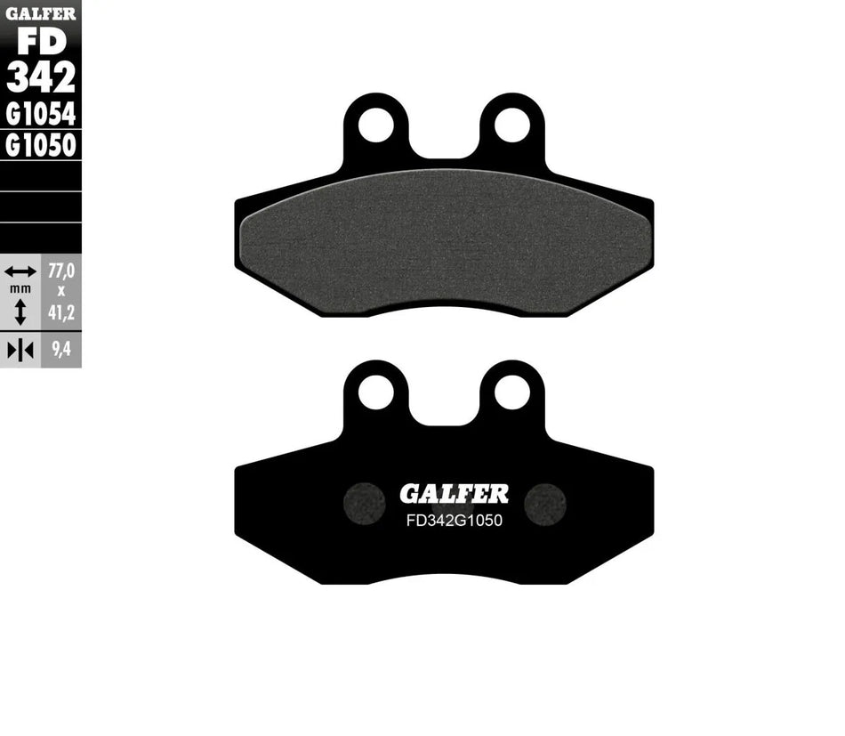Galfer Organic Brake Pads MBK Flame X 125, Yamaha XC 125 C FD342G1050