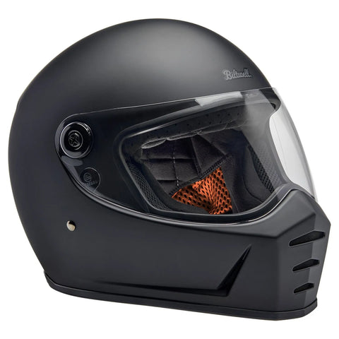 Biltwell Lane Splitter Helmet Flat Black