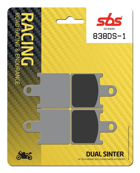 SBS Sintered Metal Front Brake Pads Kawasaki ZX-6 R 600 838DS-1