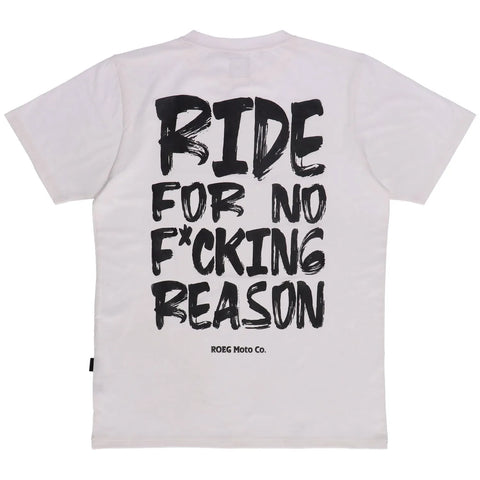 ROEG Kane Plain T-Shirt White