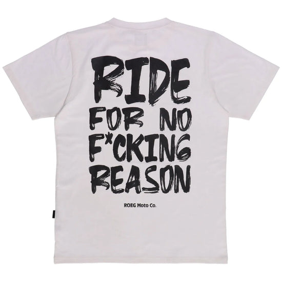 ROEG Kane Plain T-Shirt White