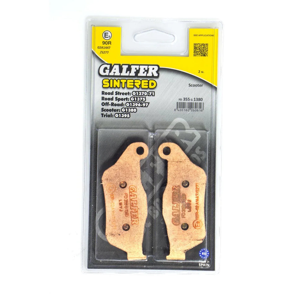 Galfer Sintered Metal Front Brake Pads FD355G1380