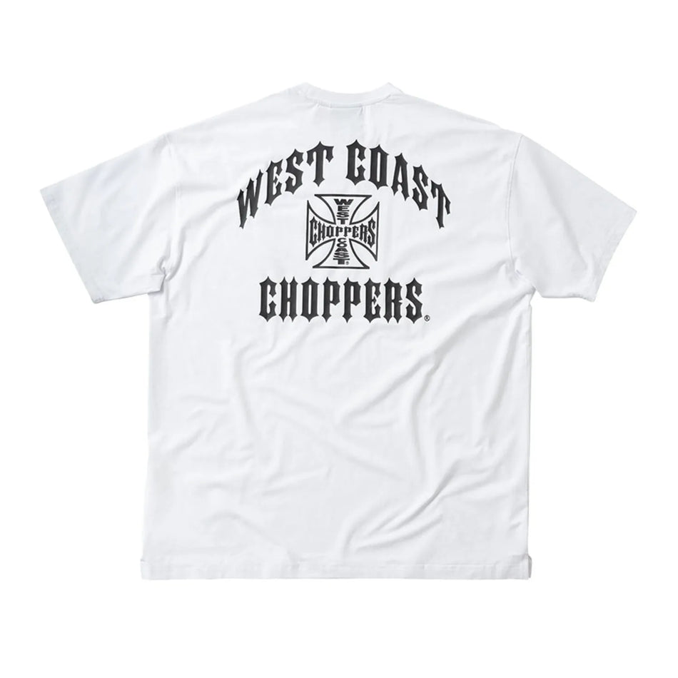 West Coast Choppers Iron Oversized T-Shirt White