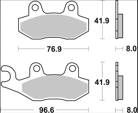 Brembo Ceramic Front Brake Pads 07076