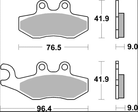 Brembo Ceramic Front & Rear Brake Pads 07056