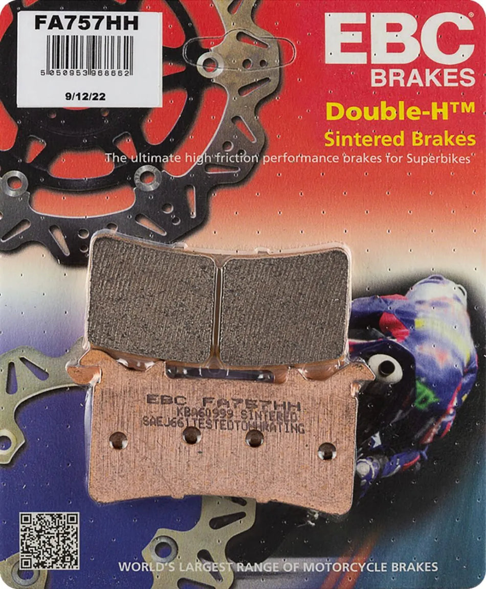 EBC Sintered Metal Front Brake Pads FA757HH