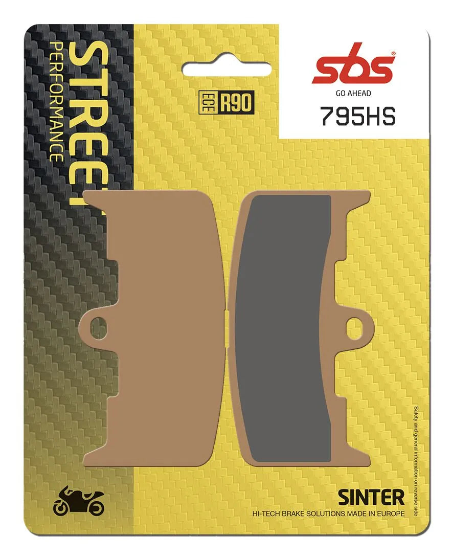 SBS Sintered Metal Front & Rear Brake Pads 795HS