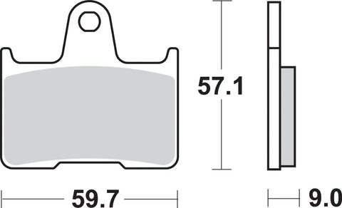 SBS Ceramic Rear Brake Pads 765LS