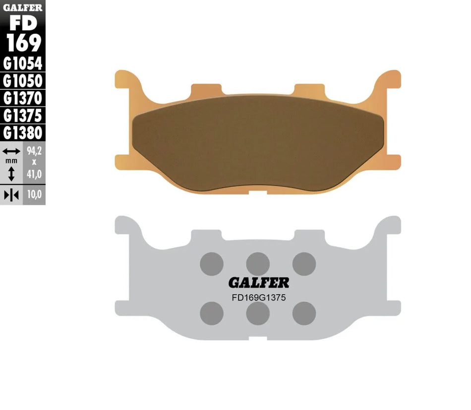 Galfer Sintered Metal Front Brake Pads FD169G1375