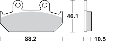 SBS Ceramic Front Brake Pads 647HS
