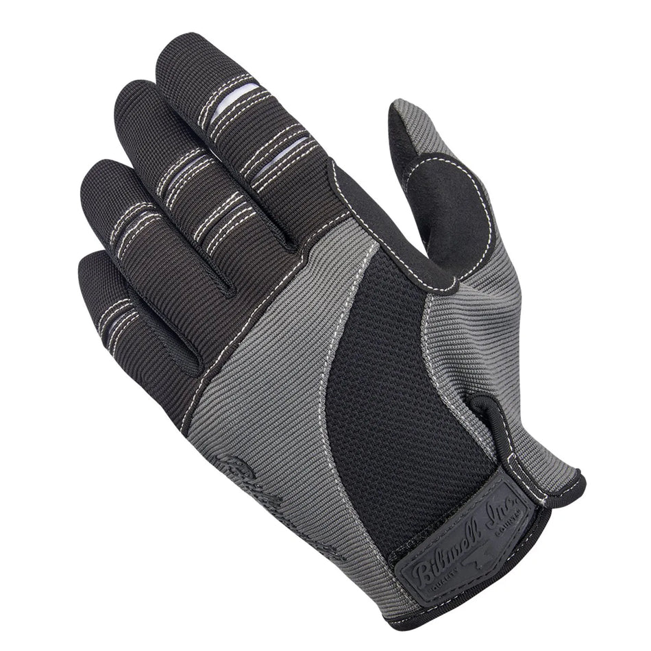 Biltwell Moto Gloves Gray/Black