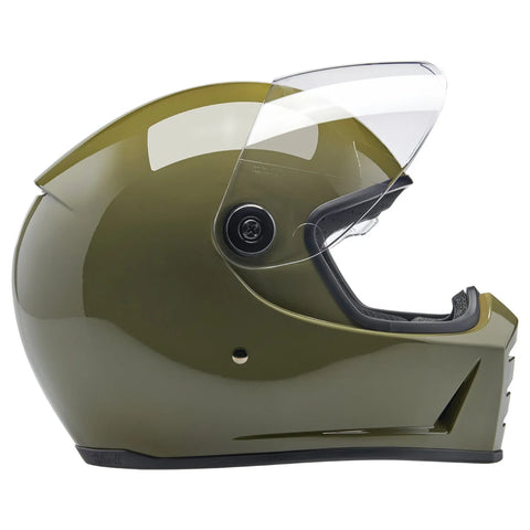 Biltwell Lane Splitter Helmet Olive Green