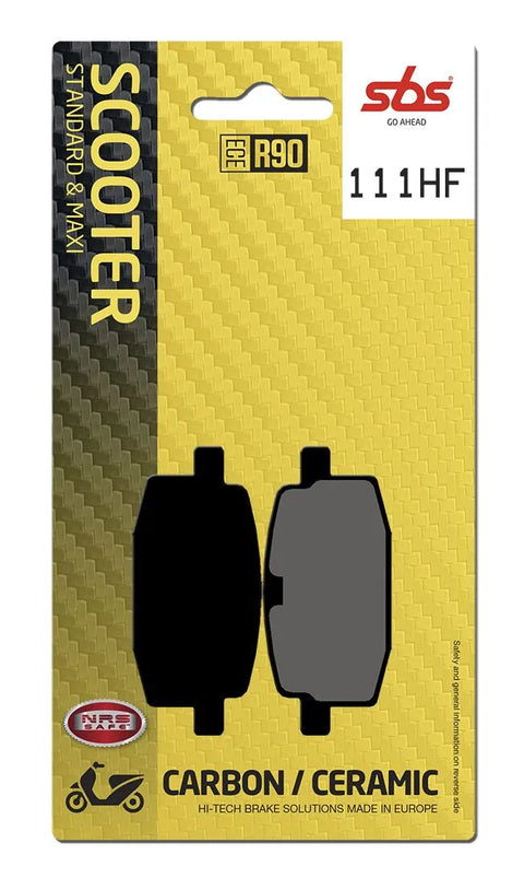 SBS Organic Front & Rear Brake Pads 111HF