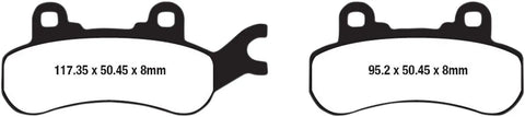 EBC Sintered Metal Front & Rear Brake Pads FA682R