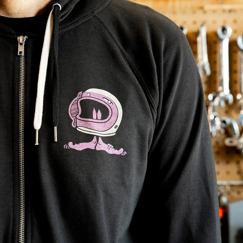 Biltwell Shorty Zip Hoodie Black