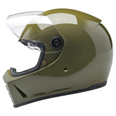 Biltwell Lane Splitter Helmet Olive Green