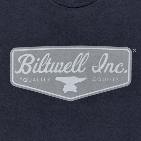Biltwell Grey Shield T-Shirt Black