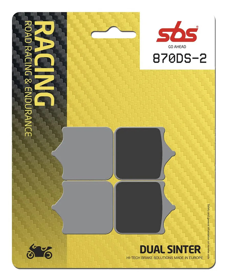 SBS Sintered Metal Front Brake Pads BMW S 1000 RR ABS / S 1000 R ABS 870DS-2