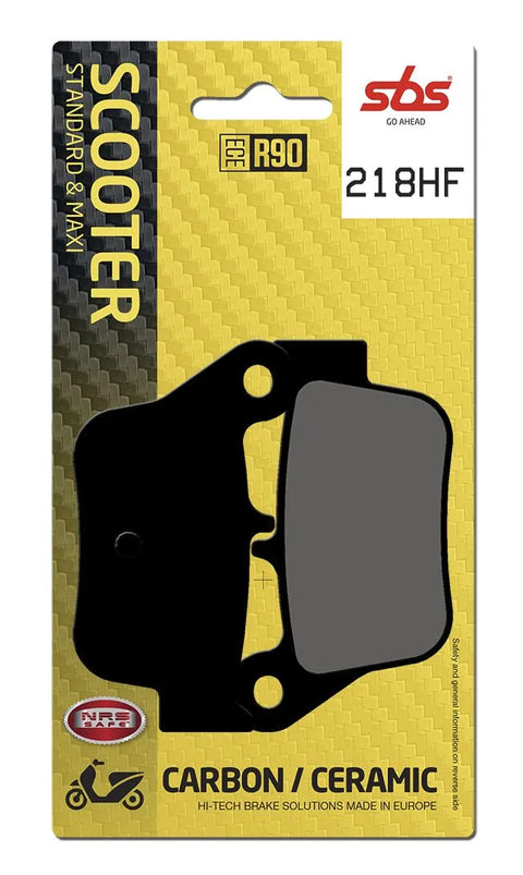 SBS Organic Rear Brake Pads 218HF