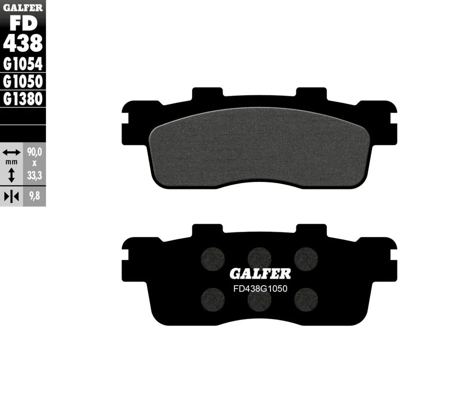Galfer Organic Rear Brake Pads FD438G1050