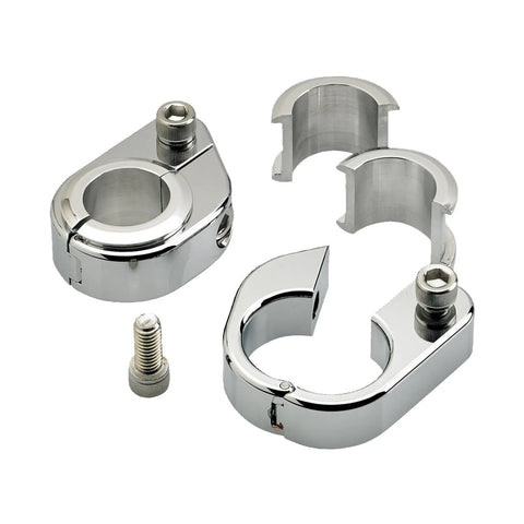 Biltwell Straight O/S Speed Clamps Chrome