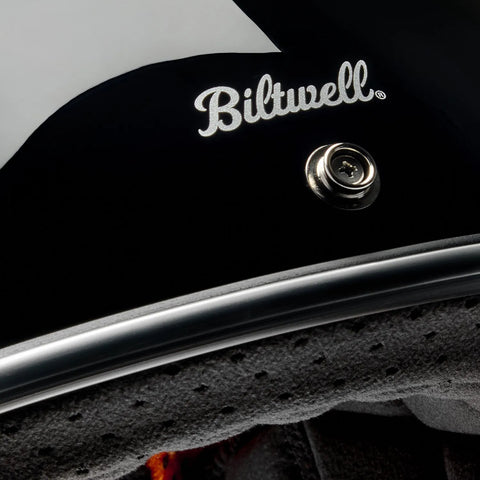 Biltwell Gringo RWB Raceflow Helmet Black