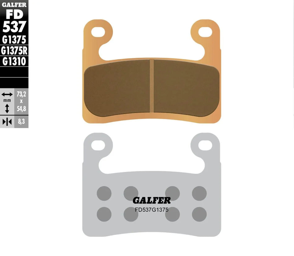 Galfer Sintered Metal Front Brake Pads FD537G1375