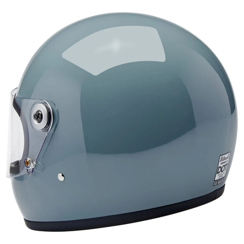 Biltwell Gringo S Helmet Agave Blue Gloss