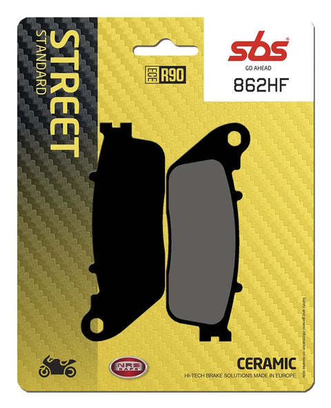 SBS Organic Rear Brake Pads 862HF