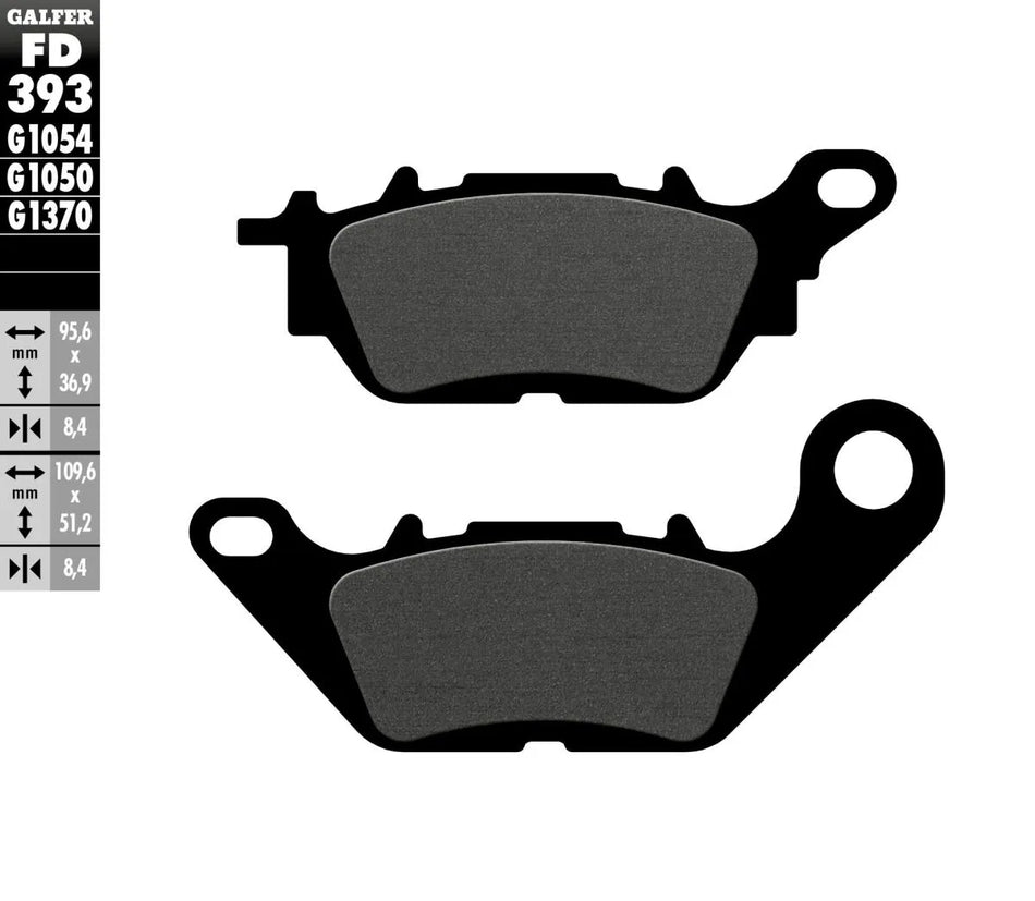 Galfer Organic Front & Rear Brake Pads FD393G1050