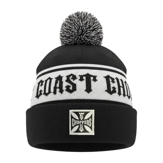 West Coast Choppers Hockey Beanie Black/White