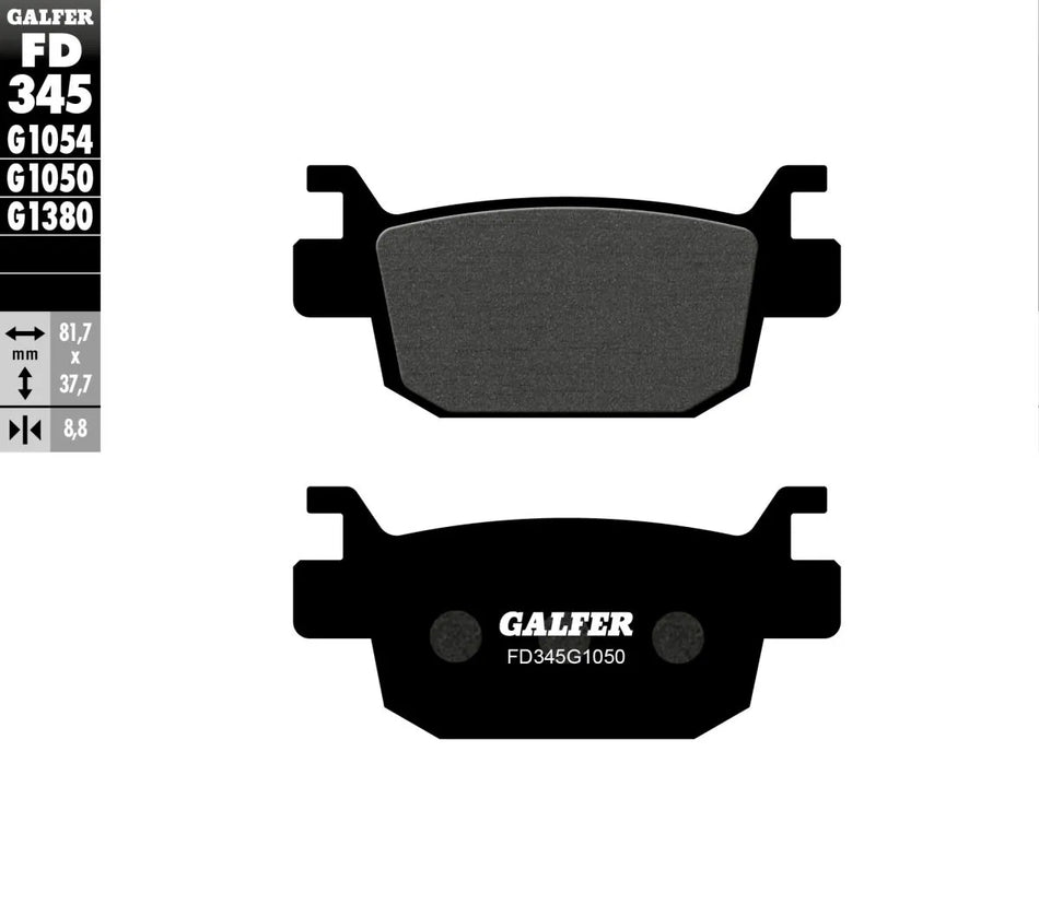 Galfer Organic Rear Brake Pads FD345G1050