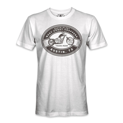 West Coast Choppers Death Glory Trade-Mark T-Shirt White