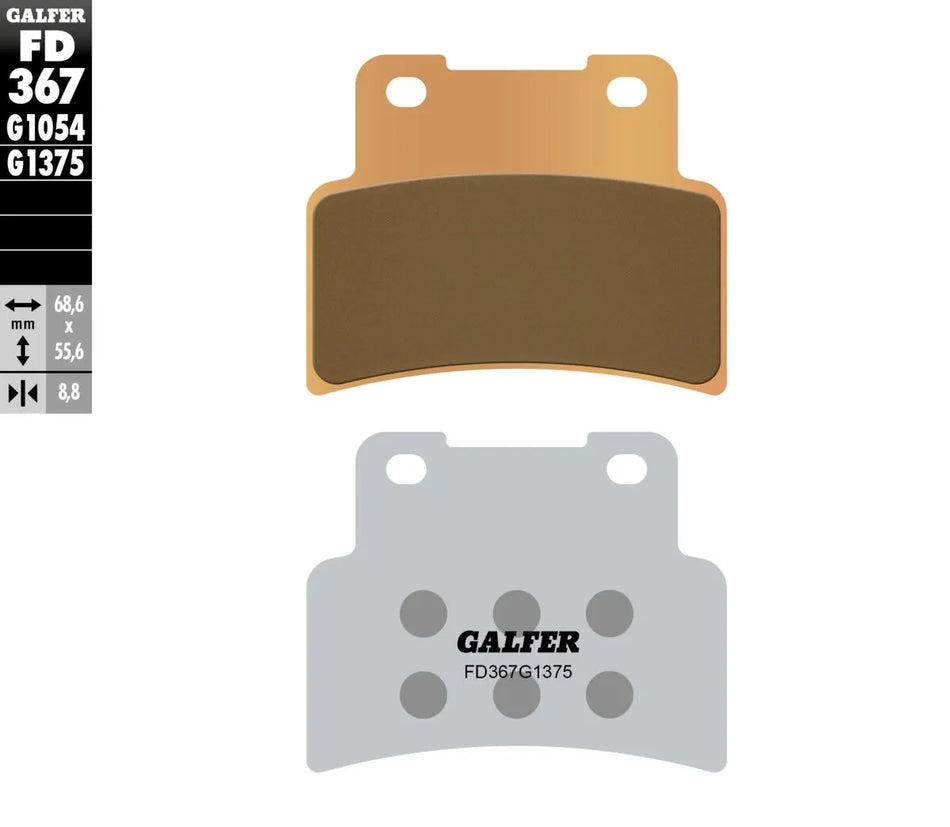 Galfer Sintered Metal Front Brake Pads FD367G1375