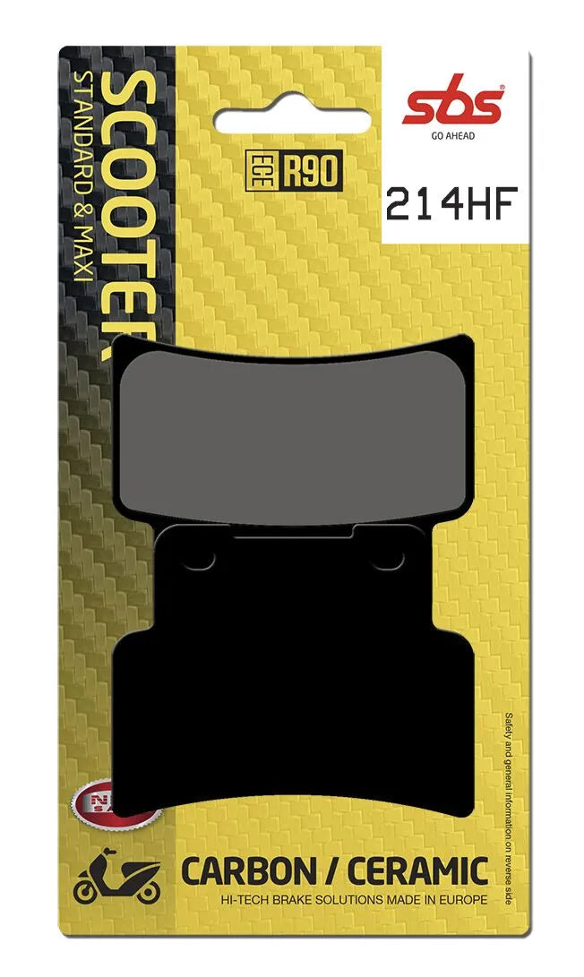 SBS Organic Front Brake Pads 214HF