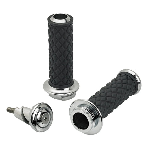 Biltwell Alumicore Grips, Chrome